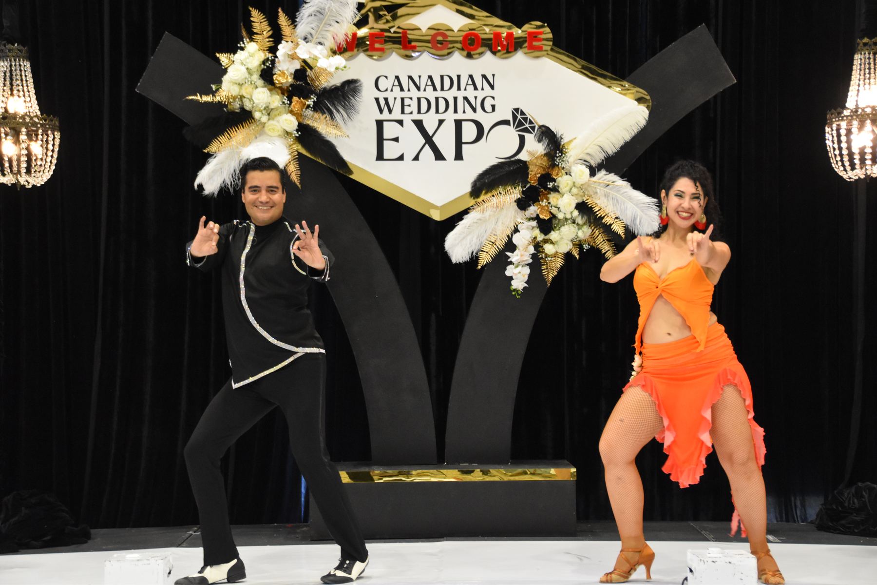 Canadian Wedding Expo — Bollywood hands and big smiles